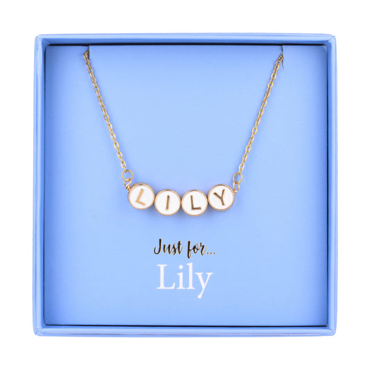 NE079 - Just For Personalised Necklace - Lily