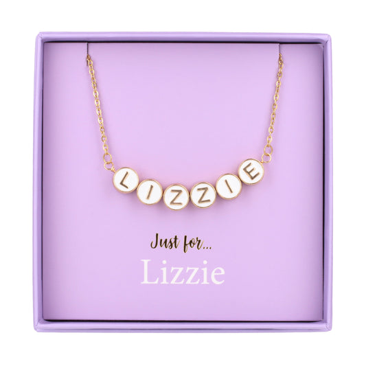 Just For Personalised Necklace - Lizzie