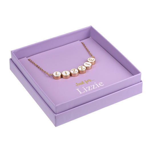 Just For Personalised Necklace - Lizzie