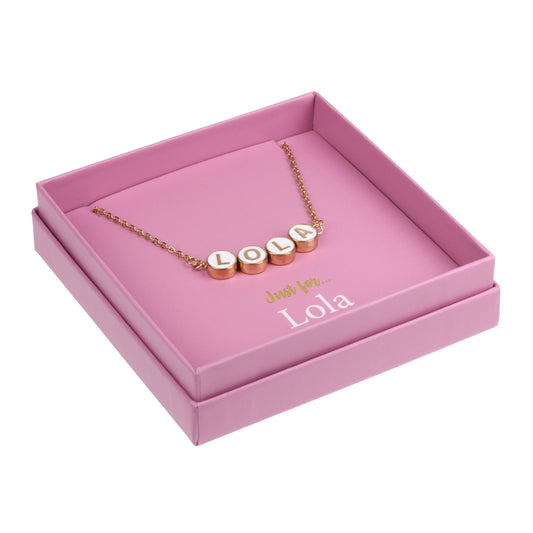 Just For Personalised Necklace - Lola