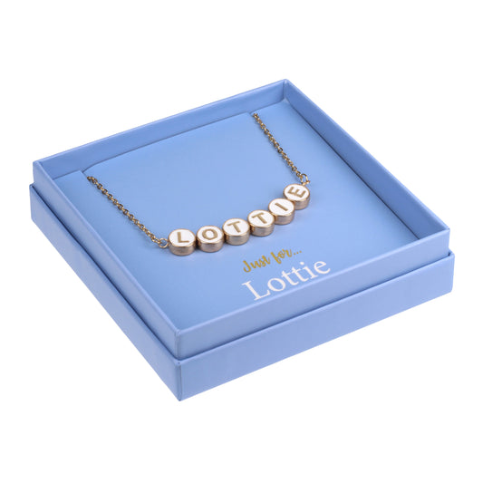 Just For Personalised Necklace - Lottie