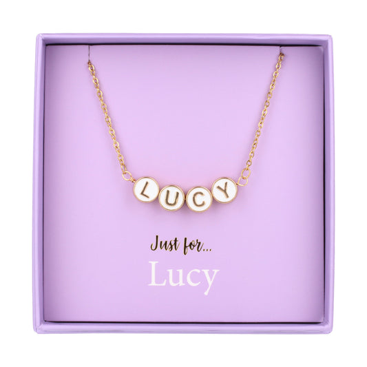 NE083 - Just For Personalised Necklace - Lucy