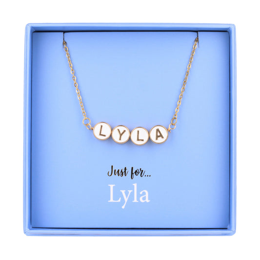 NE085 - Just For Personalised Necklace - Lyla