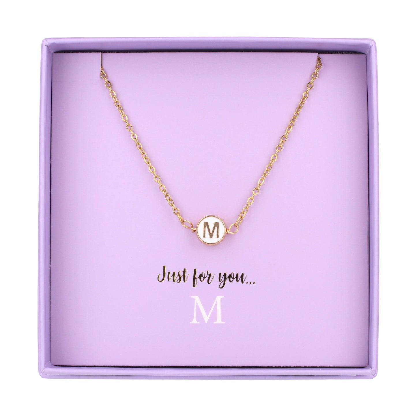 NE086 - Just For Personalised Necklace - M
