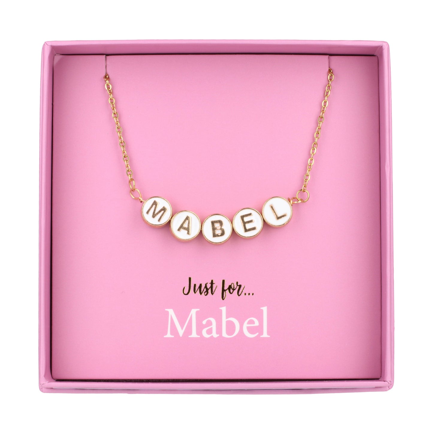 NE087 - Just For Personalised Necklace - Mabel