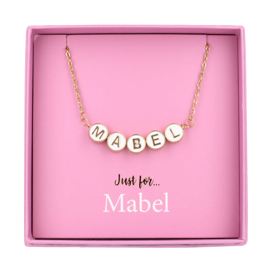 NE087 - Just For Personalised Necklace - Mabel