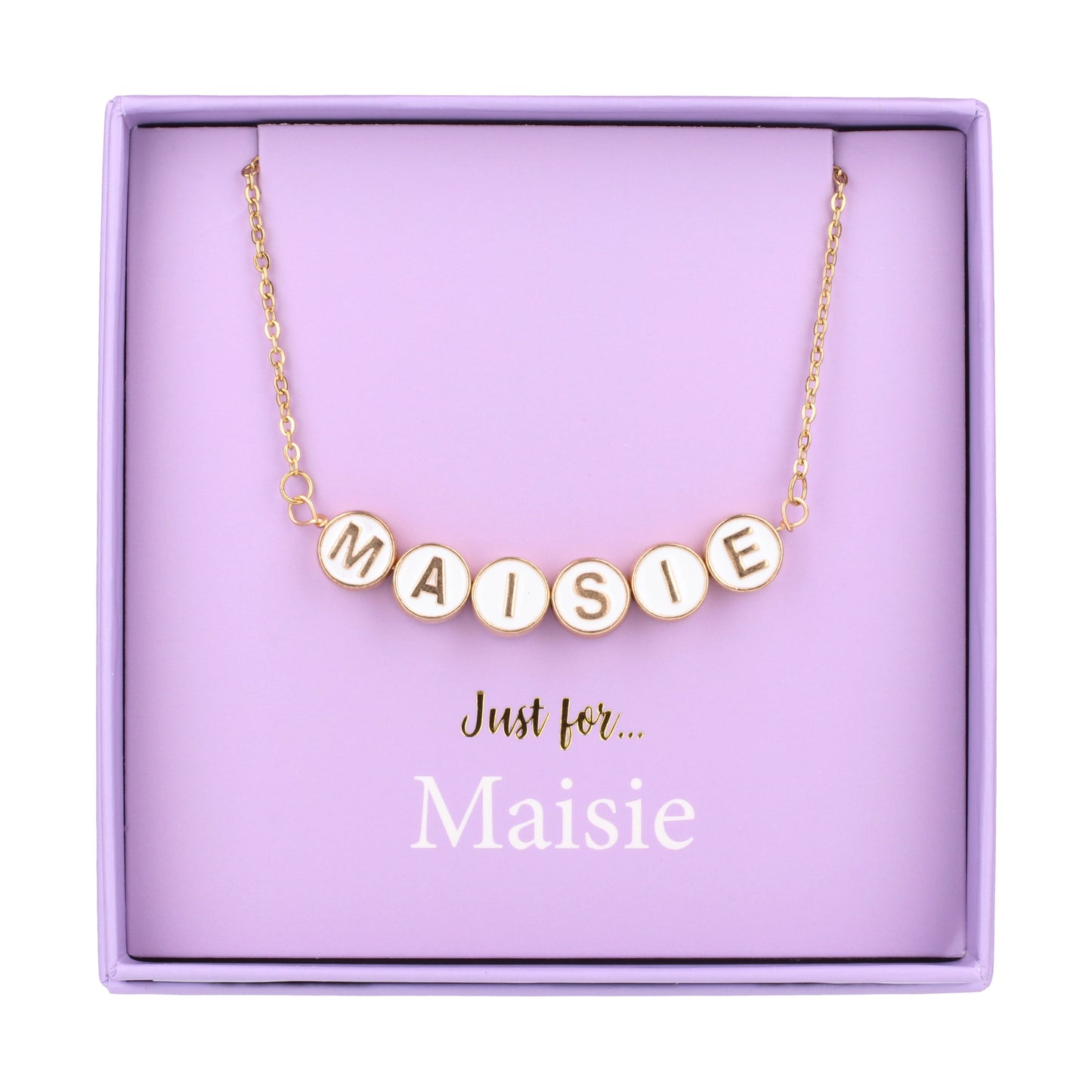 NE089 - Just For Personalised Necklace - Maisie