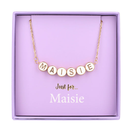NE089 - Just For Personalised Necklace - Maisie