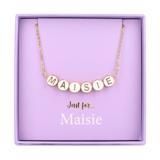 NE089 - Just For Personalised Necklace - Maisie