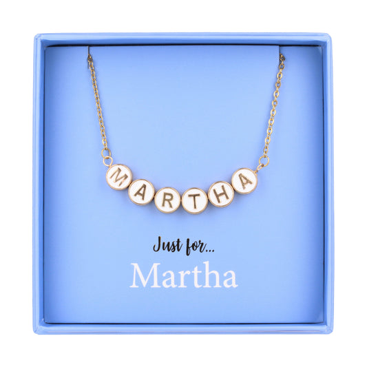 NE091 - Just For Personalised Necklace - Martha