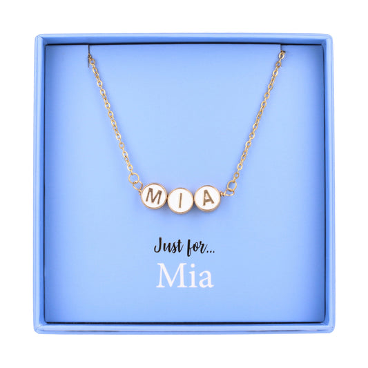 NE097 - Just For Personalised Necklace - Mia