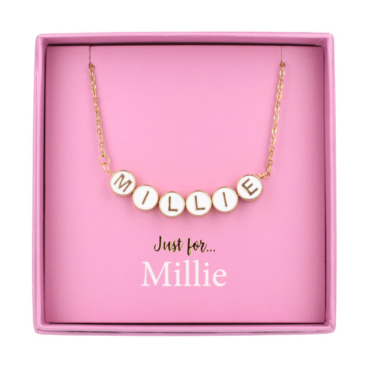 NE099 - Just For Personalised Necklace - Millie
