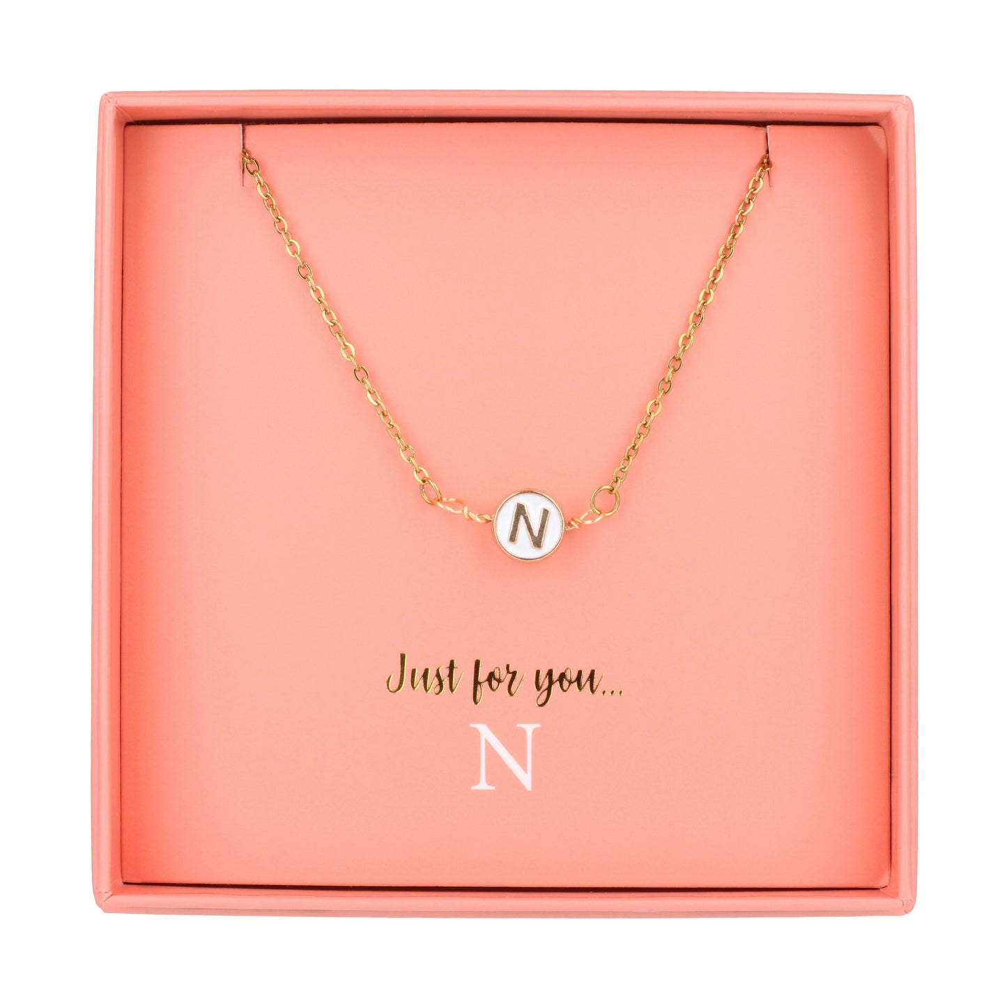 NE101 - Just For Personalised Necklace - N