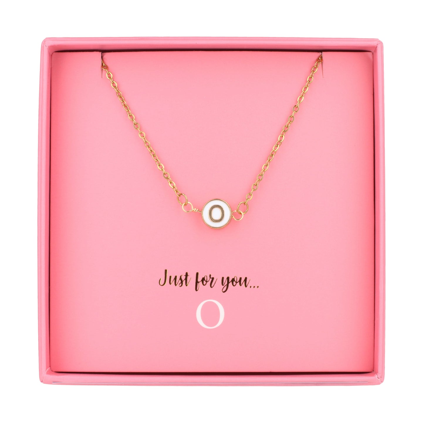 NE103 - Just For Personalised Necklace - O