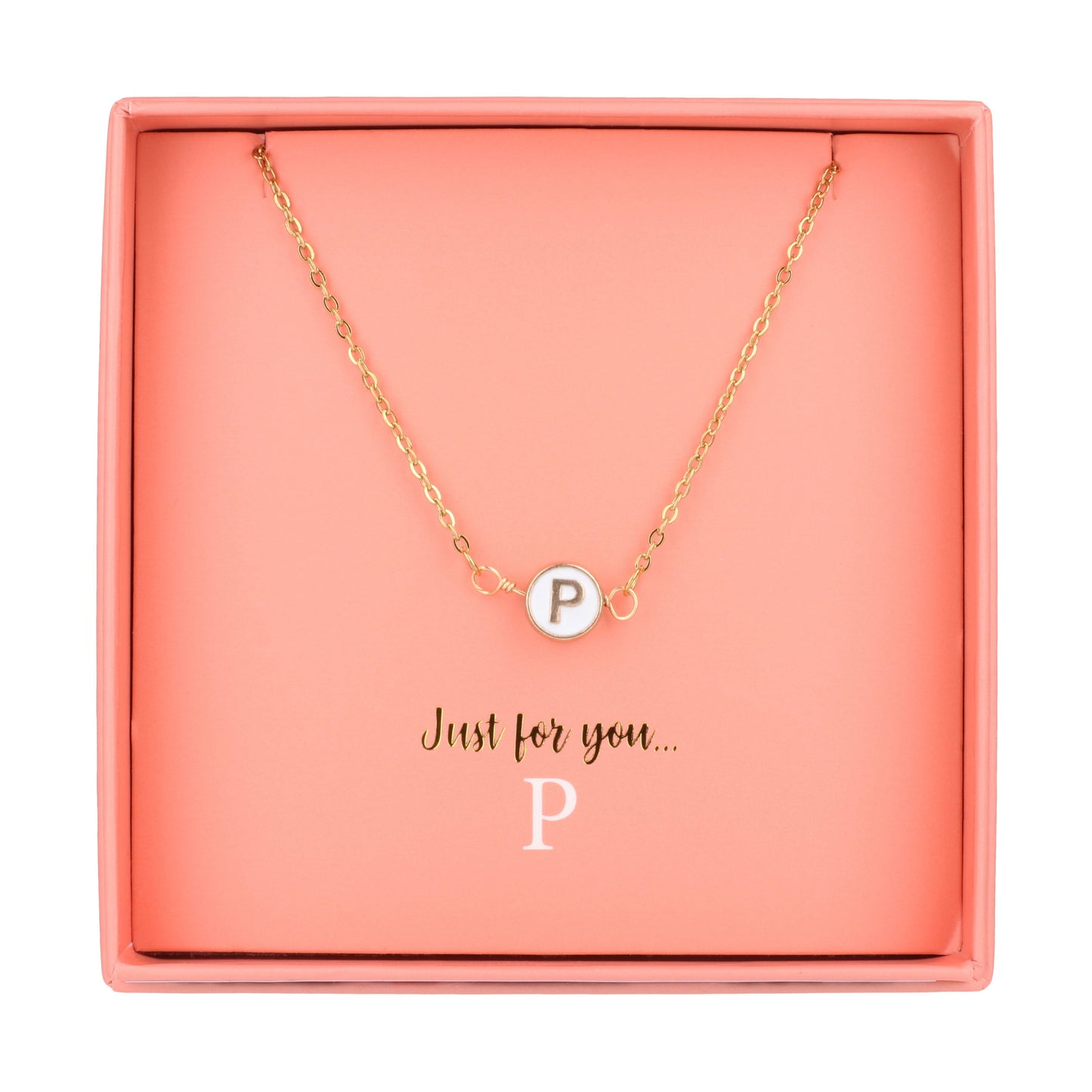 NE107 - Just For Personalised Necklace - P
