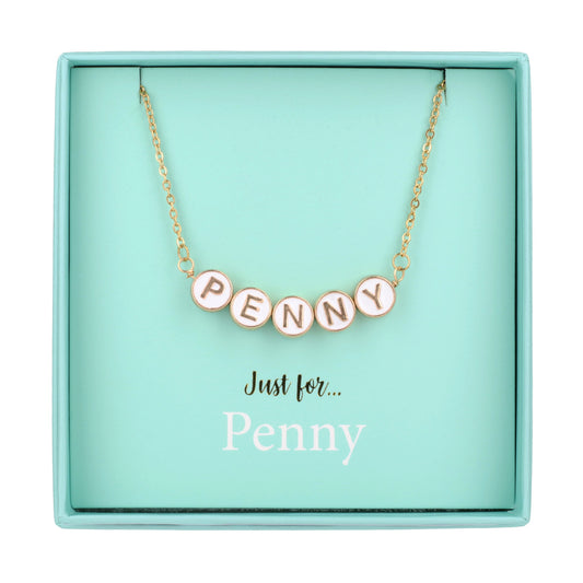 NE108 - Just For Personalised Necklace - Penny