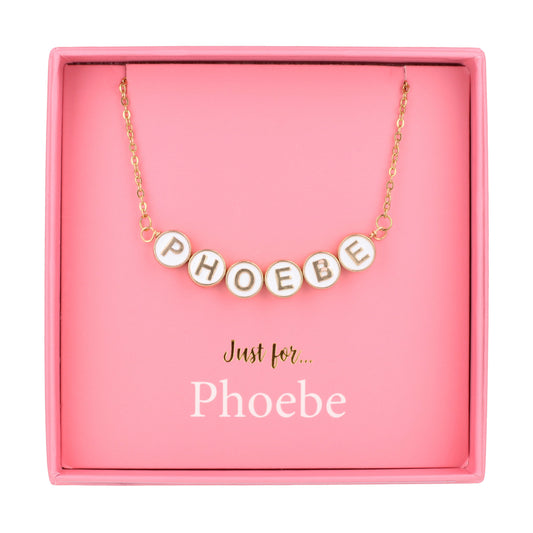 Just For Personalised Necklace - Phoebe