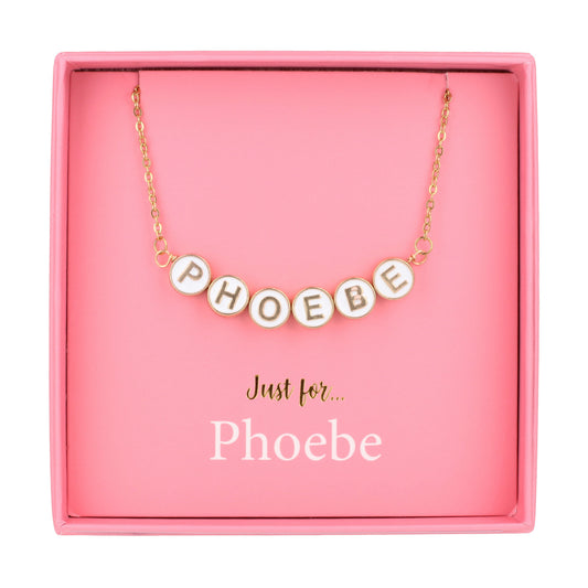 NE109 - Just For Personalised Necklace - Phoebe