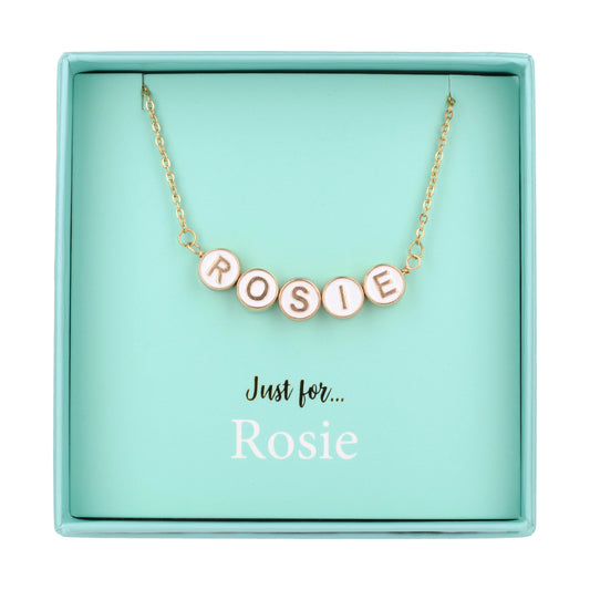 Just For Personalised Necklace - Rosie