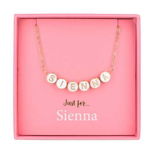 Just For Personalised Necklace - Sienna