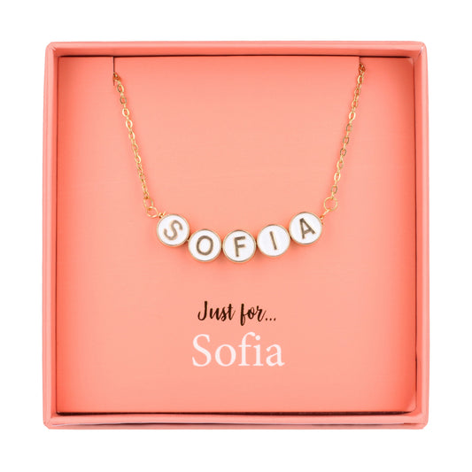 NE119 - Just For Personalised Necklace - Sofia