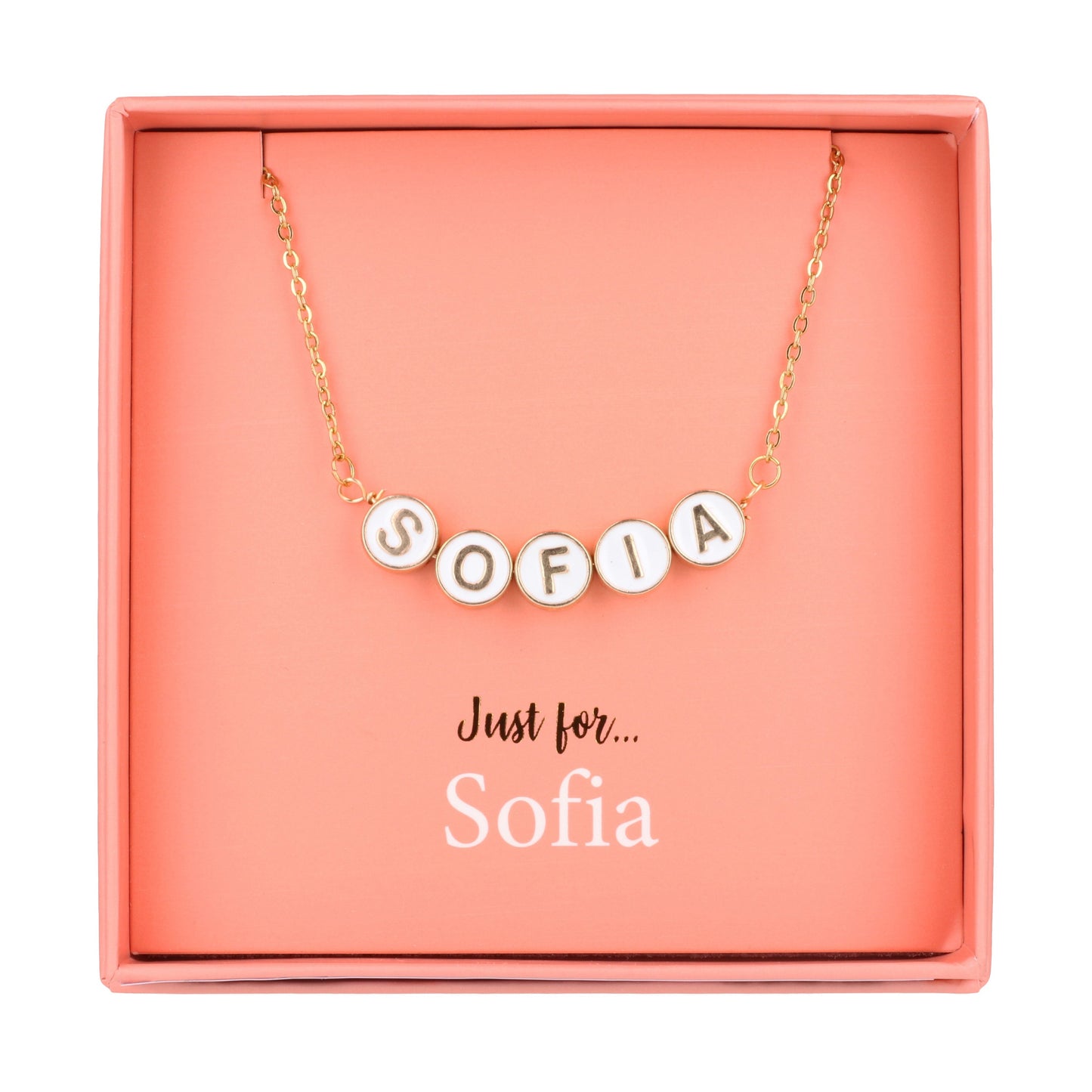 Just For Personalised Necklace - Sofia