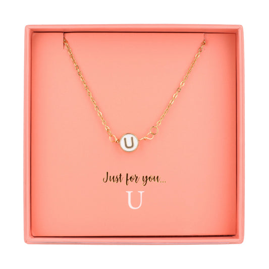 NE125 - Just For Personalised Necklace - U