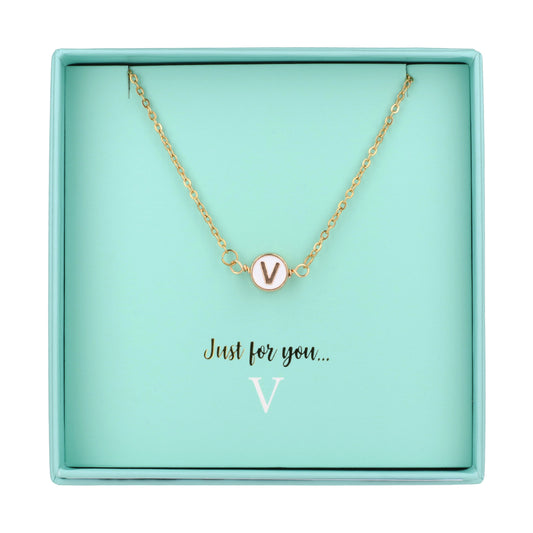 NE126 - Just For Personalised Necklace - V