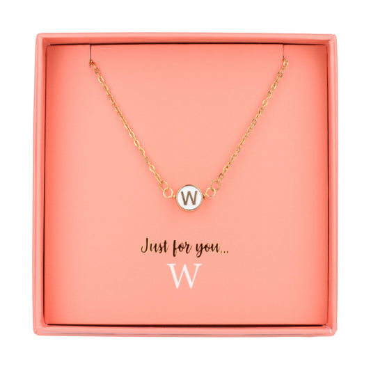 NE128 - Just For Personalised Necklace - W