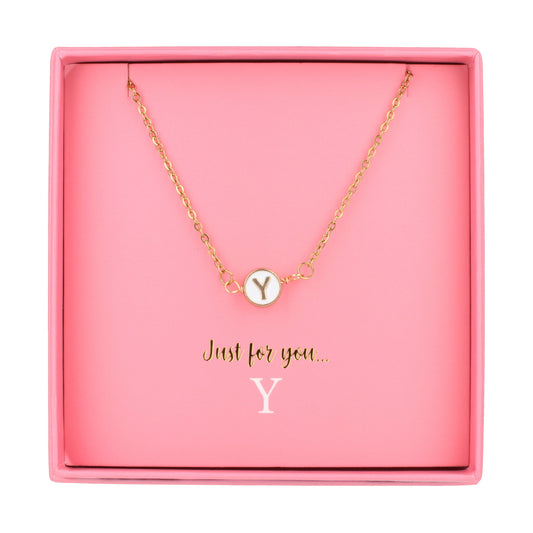 Just For Personalised Necklace - Y