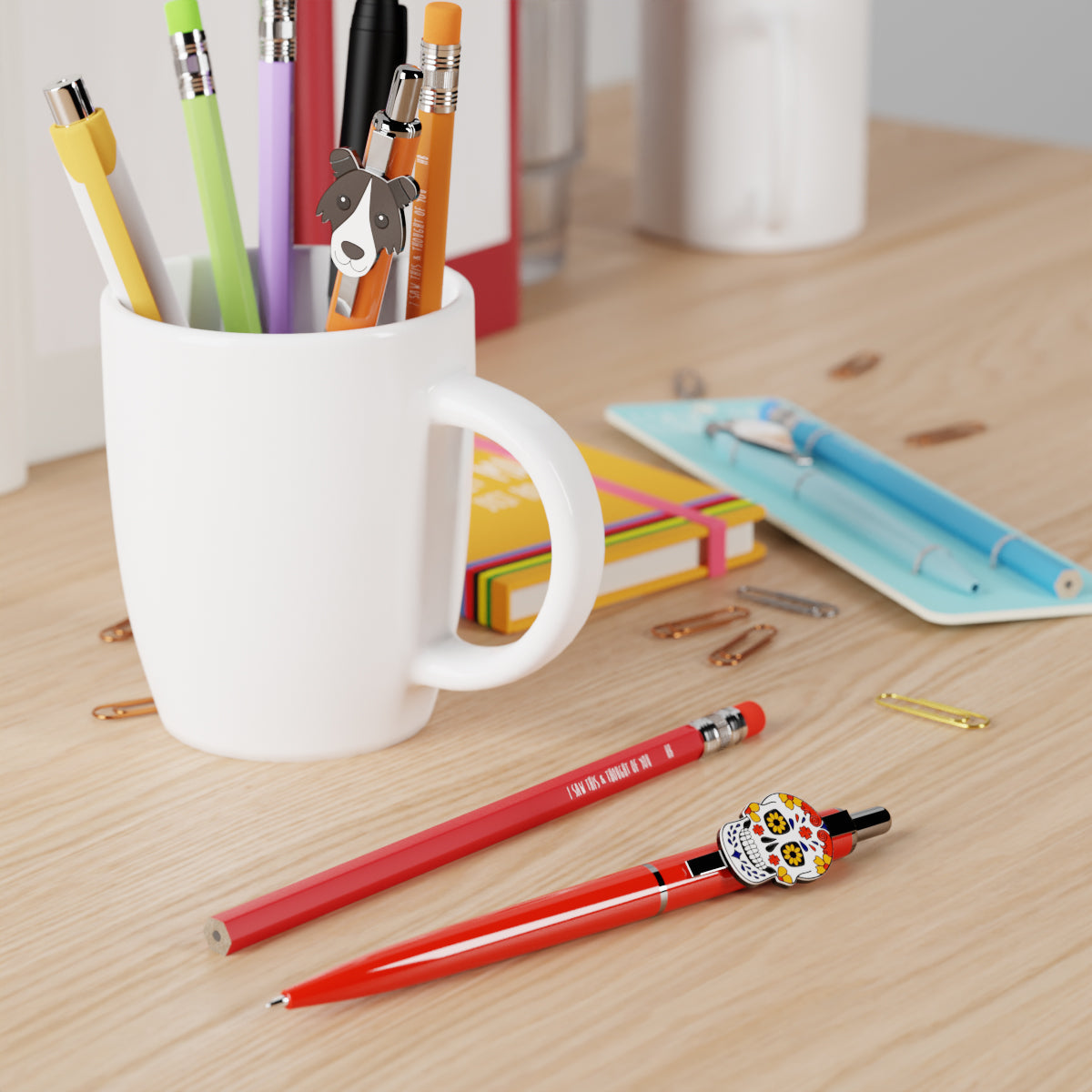 PE076 - I Saw This Pen - Candy Skull