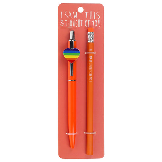 I Saw This Pen - Rainbow Heart