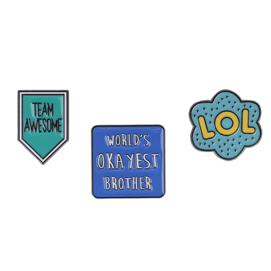 Pin Badges - Okayest Brother