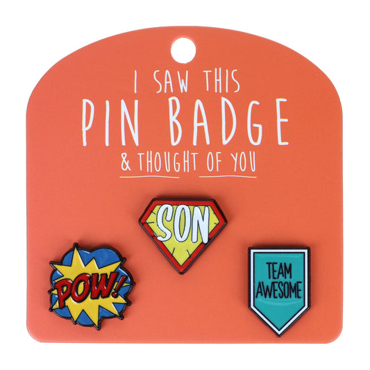PIN007 - Pin Badges - Super Son