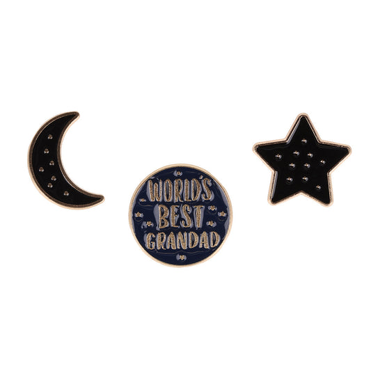 PIN008 - Pin Badges - Worlds Best Grandad