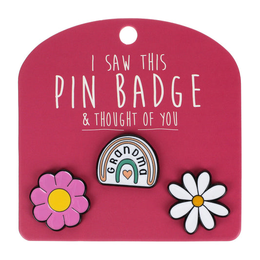 PIN012 - Pin Badges - Grandma
