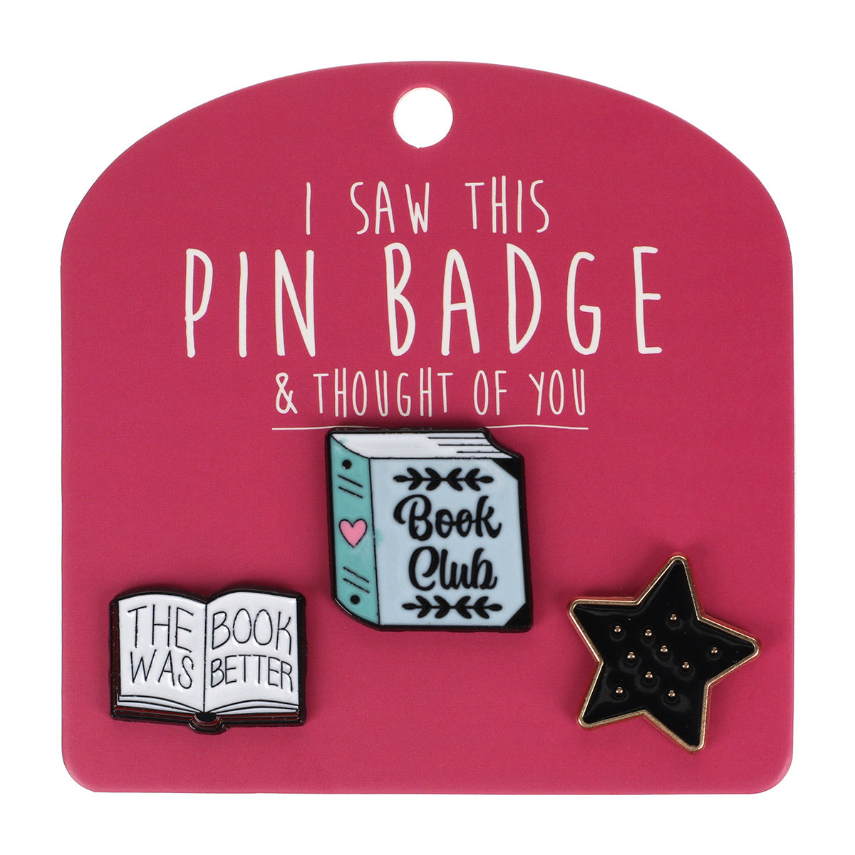 PIN018 - Pin Badges - Book Club