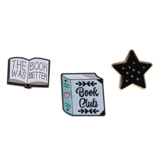 PIN018 - Pin Badges - Book Club