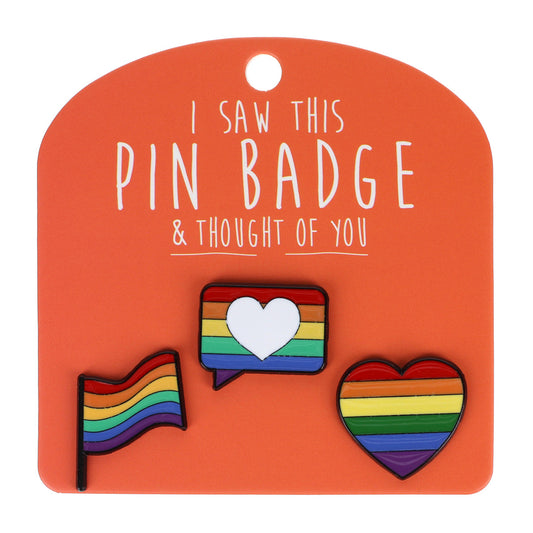 Pin Badges - All The Rainbows
