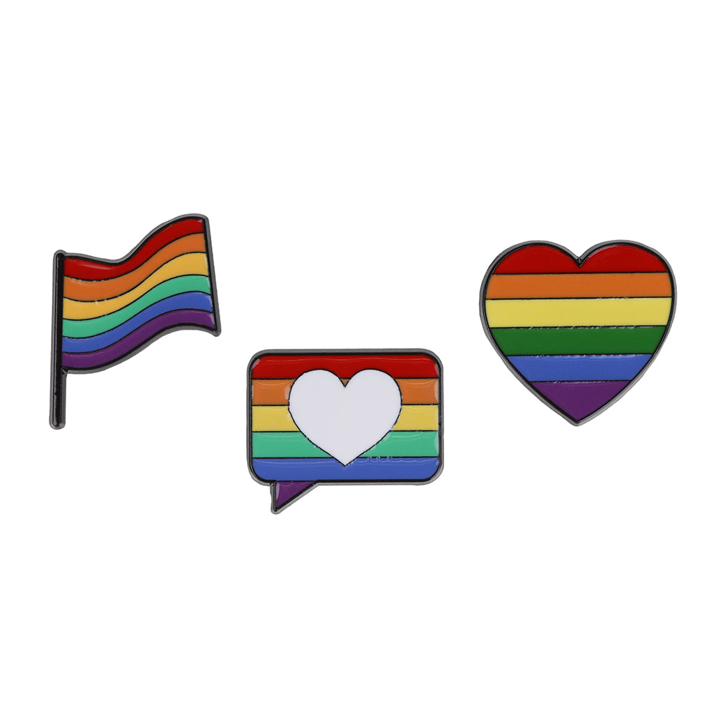 PIN019 - Pin Badges - All The Rainbows