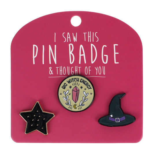 PIN024 - Pin Badges - Big Witch Energy