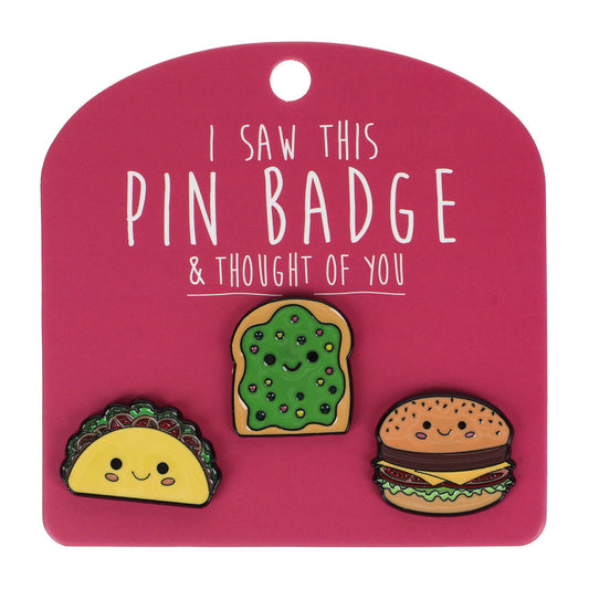 Pin Badges - Smiley Snacks