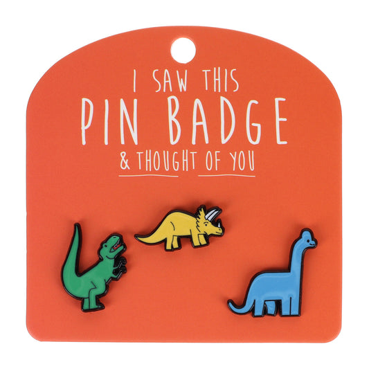 PIN034 - Pin Badges - Dinosaurs