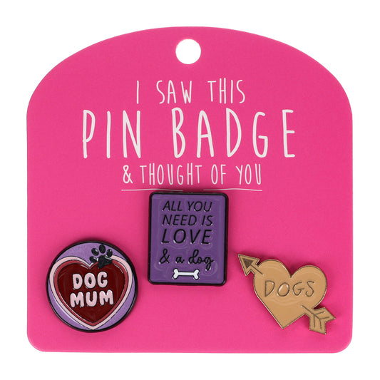 Pin Badges - Dog Mum