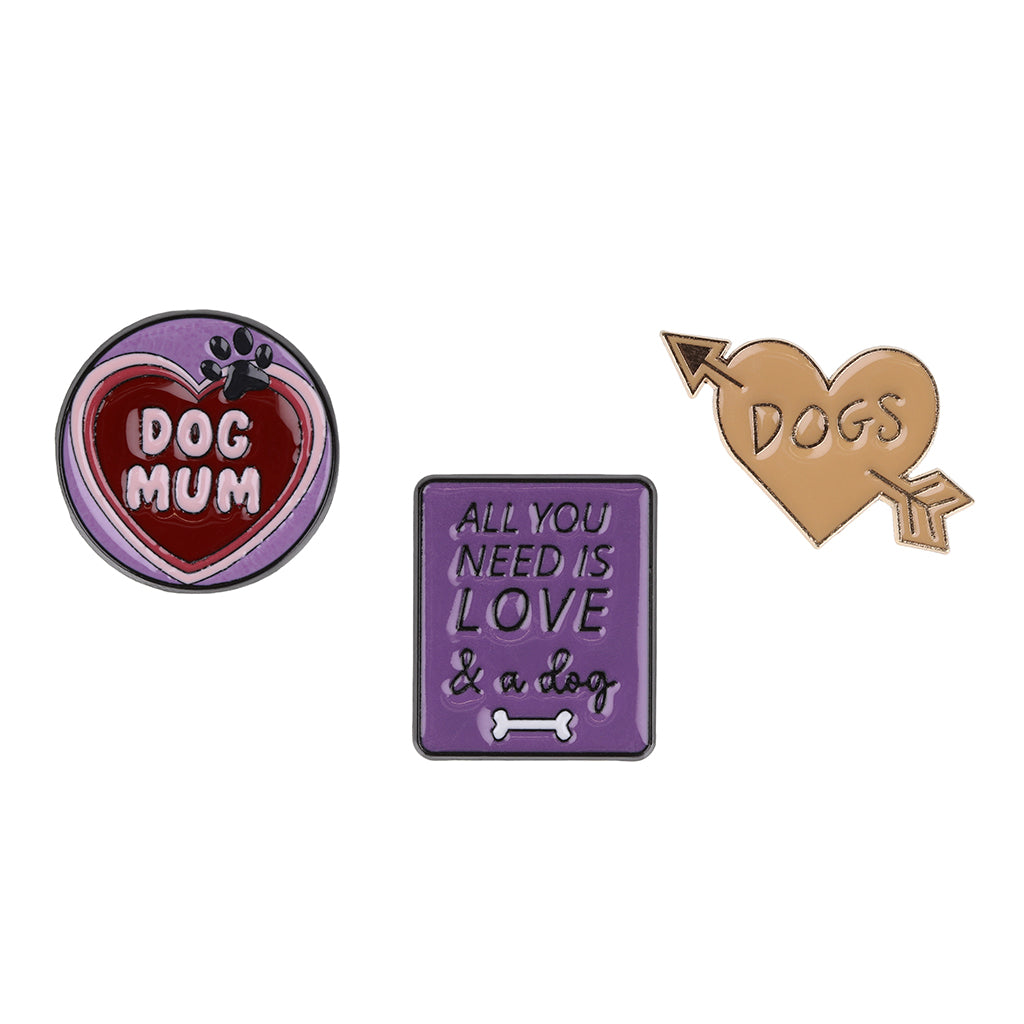 PIN040 - Pin Badges - Dog Mum