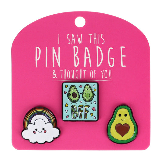 PIN046 - Pin Badges - BFF Avocados