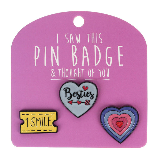 PIN047 - Pin Badges - Besties