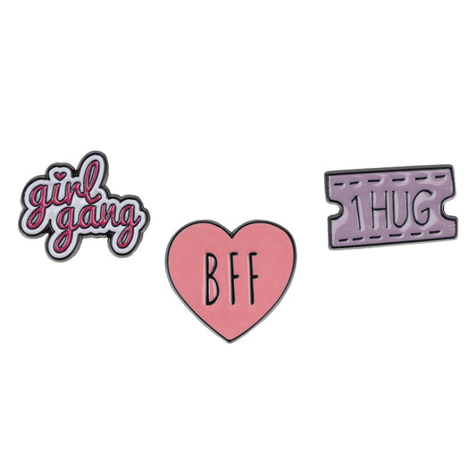 PIN048 - Pin Badges - Girl Gang