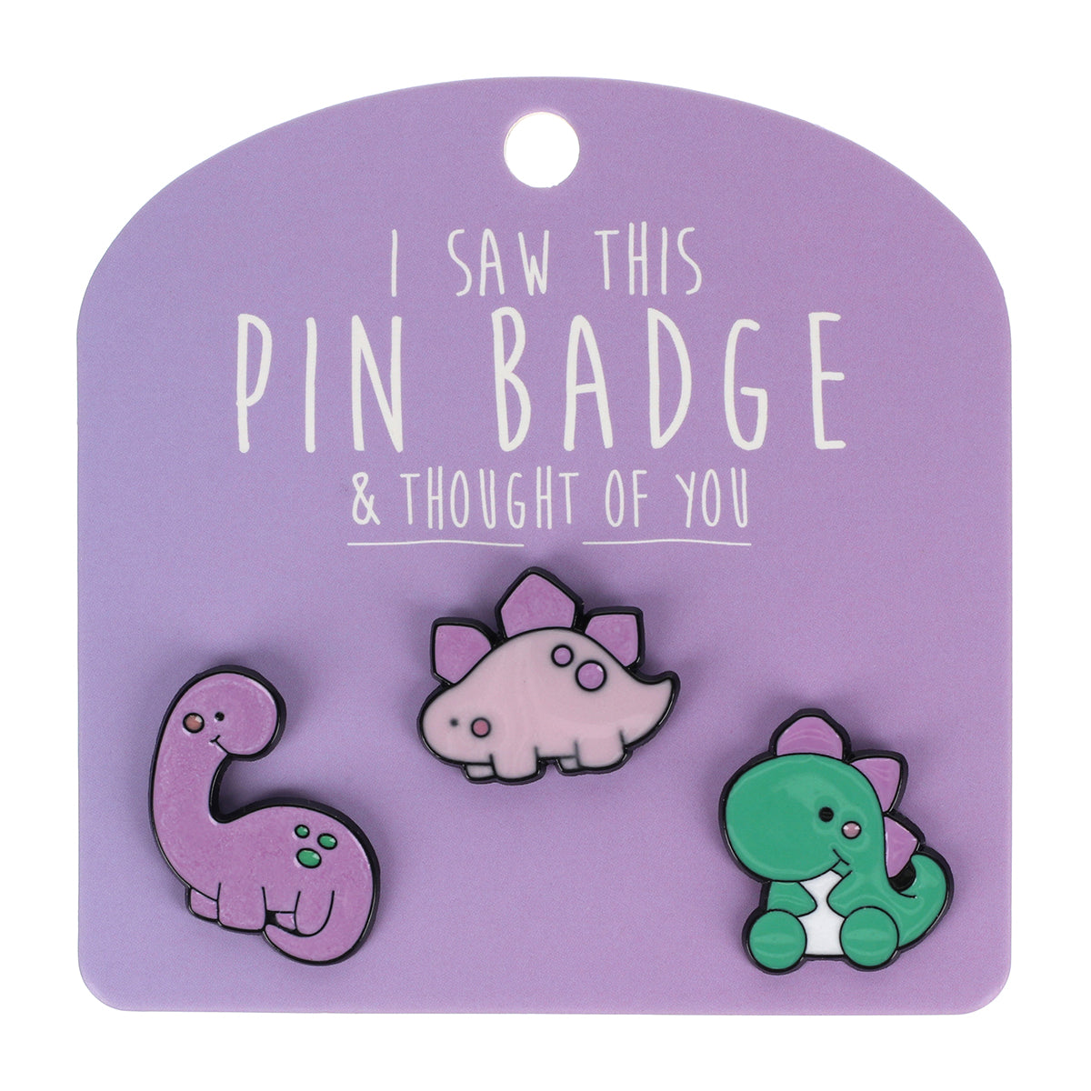 PIN051 - Pin Badges - Cute Dinos