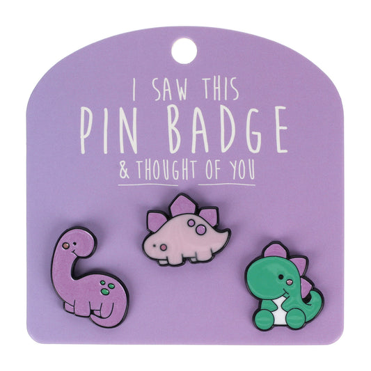 PIN051 - Pin Badges - Cute Dinos